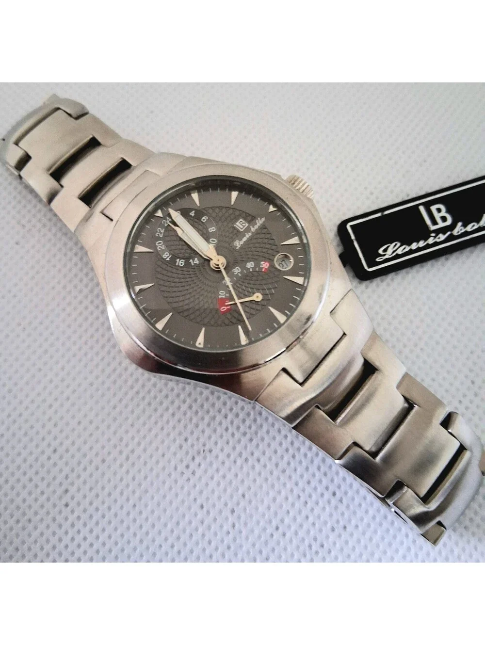 NEW IN BOX Rare Louis Bolle SS 5977-2560 Automatic Men's Swiss Watch
